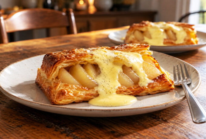 Feuilletés aux poires