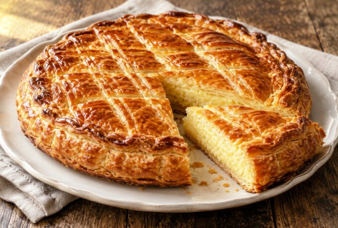 Galette des Rois au lait d’amandes et au kirsch