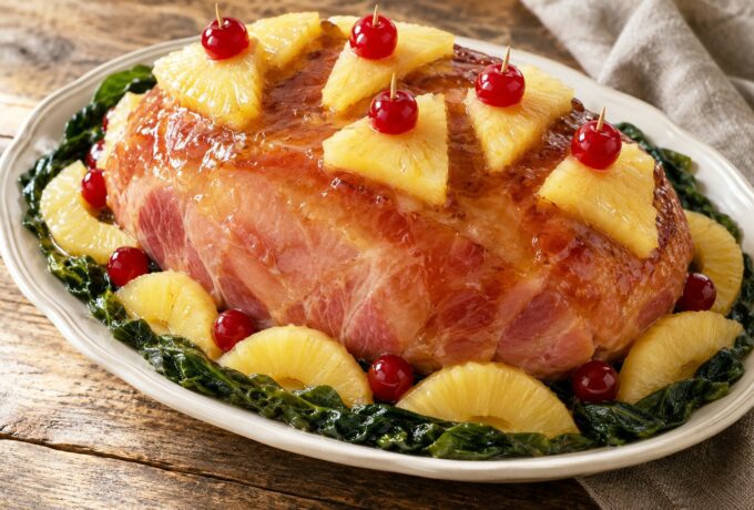 Jambon en gelée au porto et à l’ananas