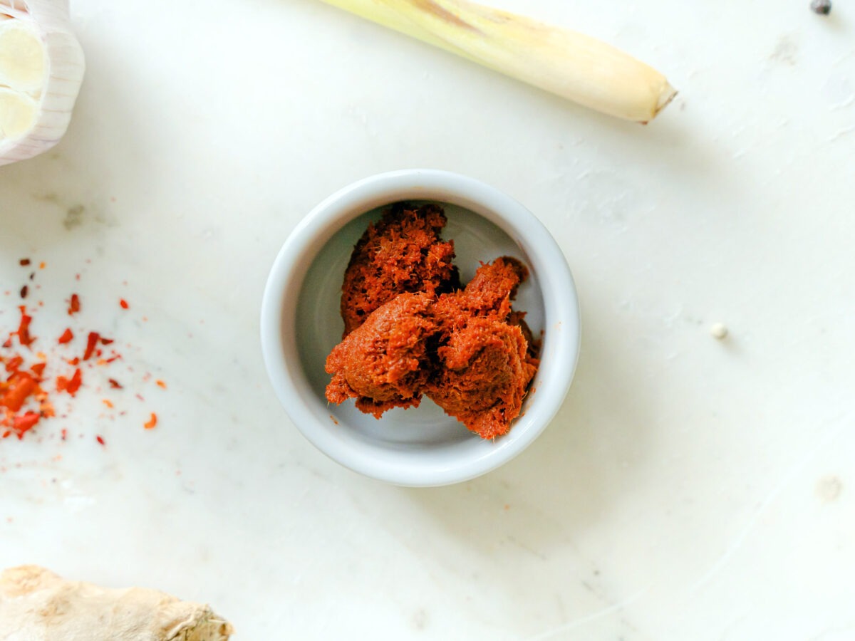 Pâte de curry rouge thaï maison