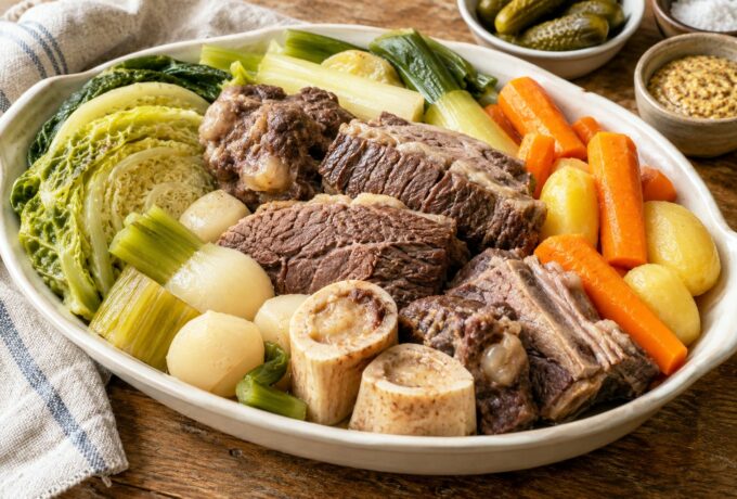 Pot-au-feu de bœuf aux légumes de printemps