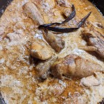 Poulet a la vanille et au rhum