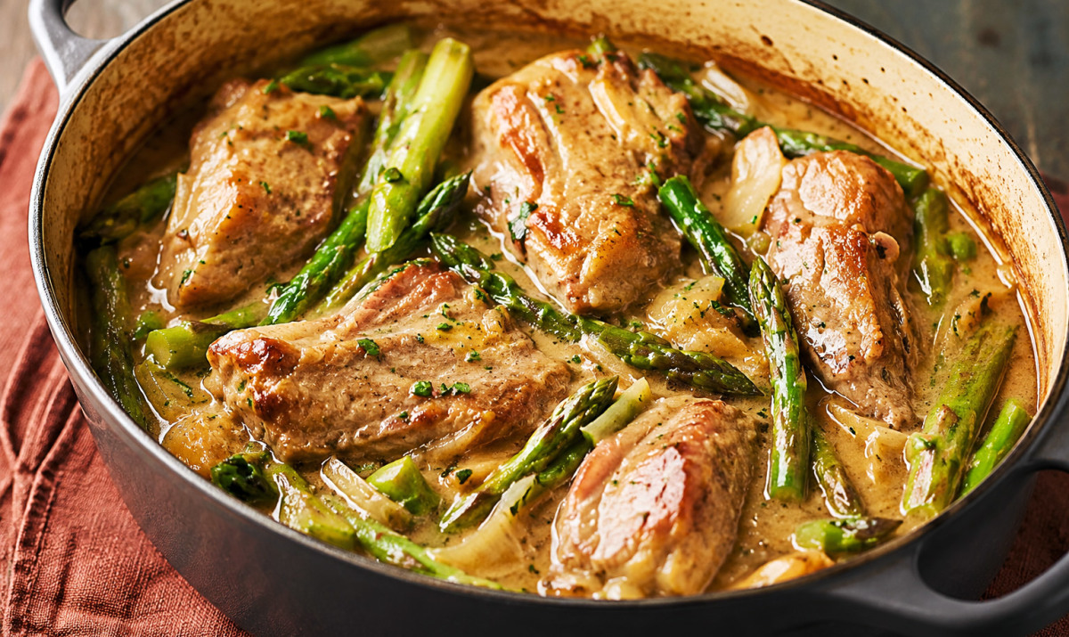 Tendrons De Veau Aux Asperges