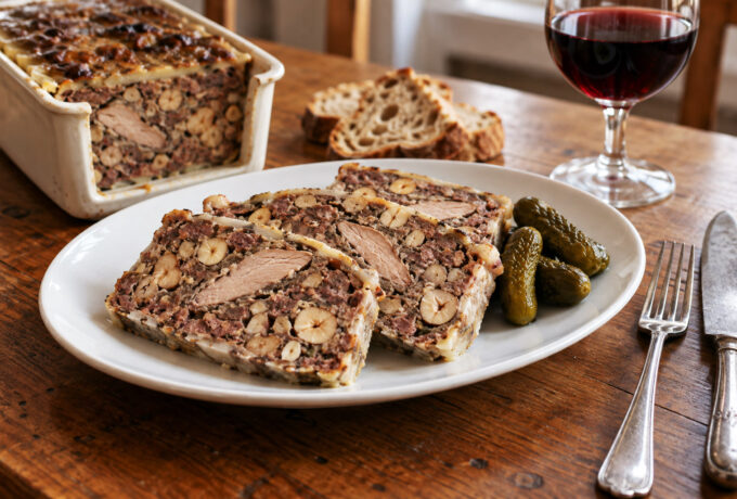 Terrine de perdreau à la noisette