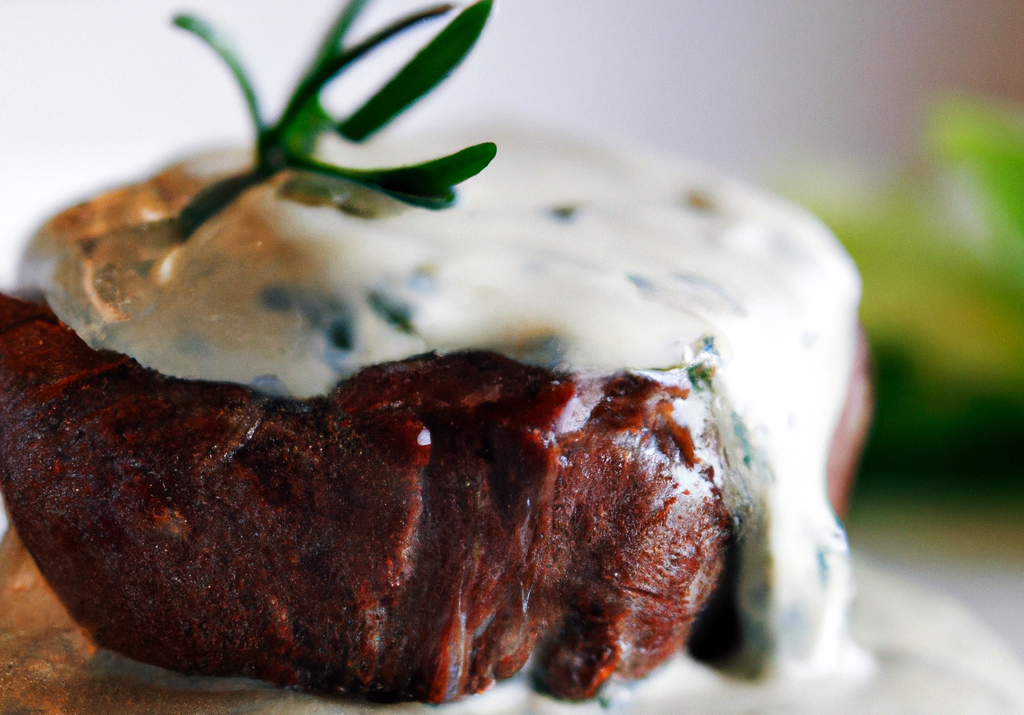 Tournedos sauce roquefort