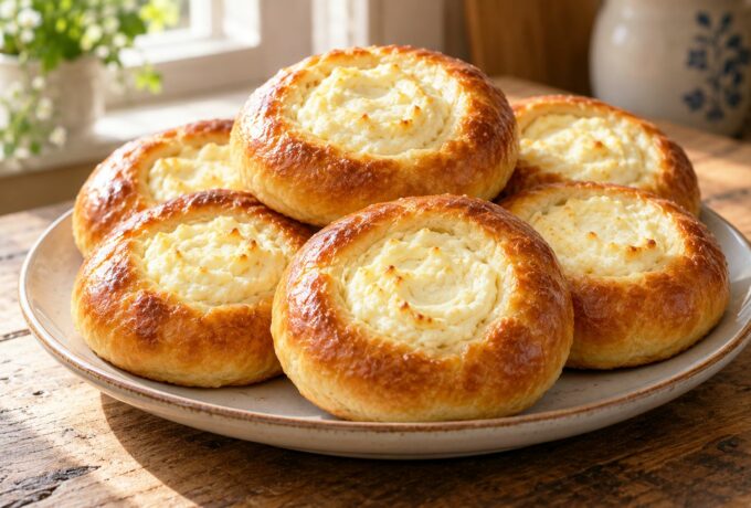 Vatrouchkis, brioches au fromage frais