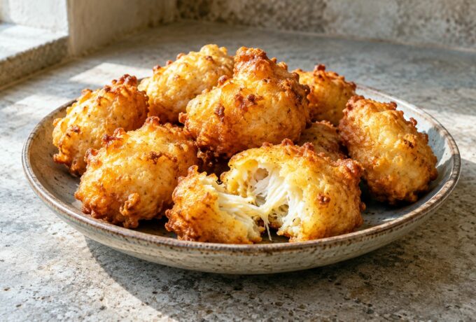 Beignets de morue au fromage et à la bière