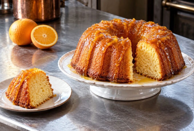 Biscuit à l’orange, miel et marmelade