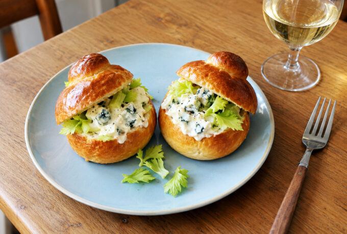 Brioches farcies au roquefort