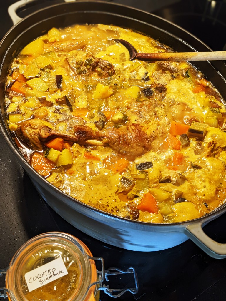 Recette Colombo de poulet des Antilles