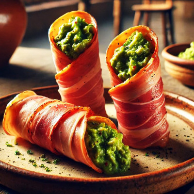 Cornets De Jambon Cru Au Guacamole