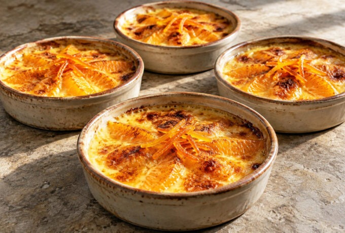 Gratins d’orange aux amandes