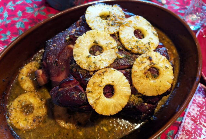 Jambon de Noël créole à l'ananas
