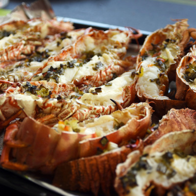 langoustes a la diable