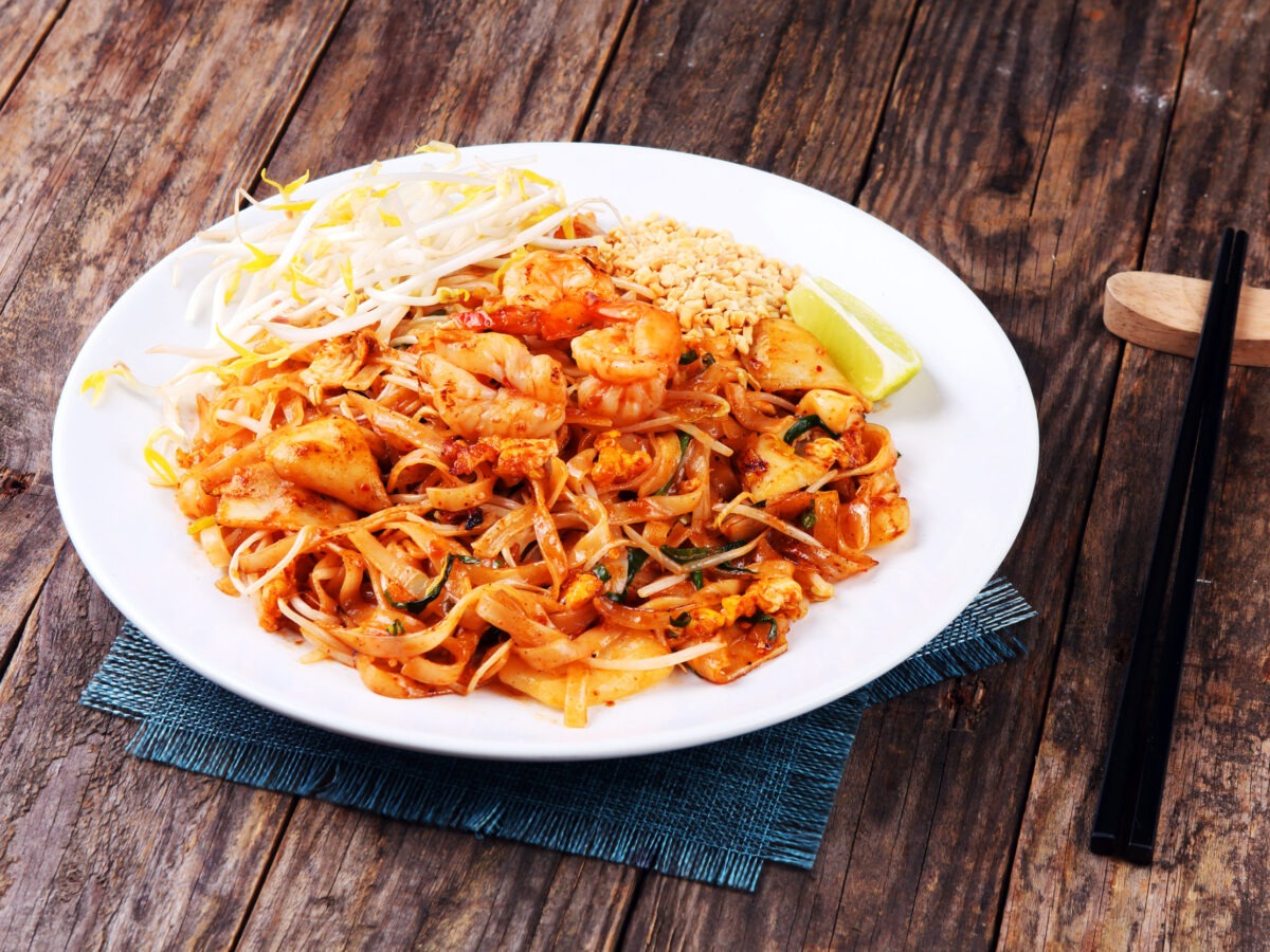Pad Thaï traditionnel, sauce au tamarin maison