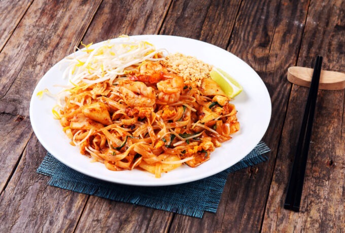 Pad Thaï traditionnel, sauce au tamarin maison