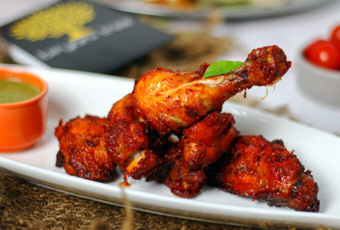 Poulet tandoori au four, mariné au yaourt