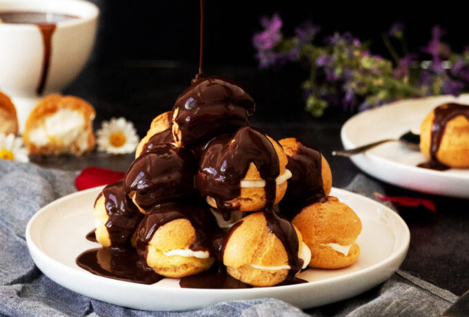 Profiteroles au chocolat
