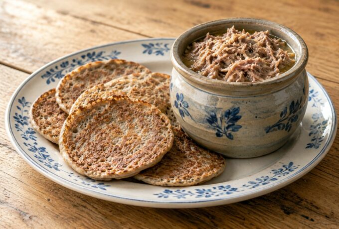 Rillettes d’oie et tourtous de sarrasin