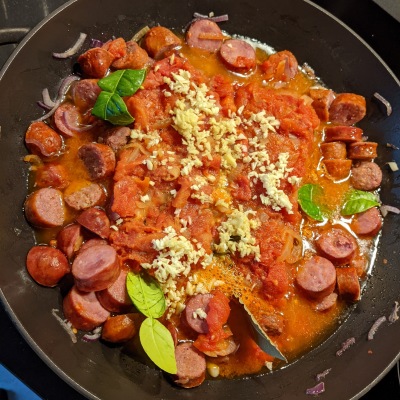 rougail saucisse La Réunion