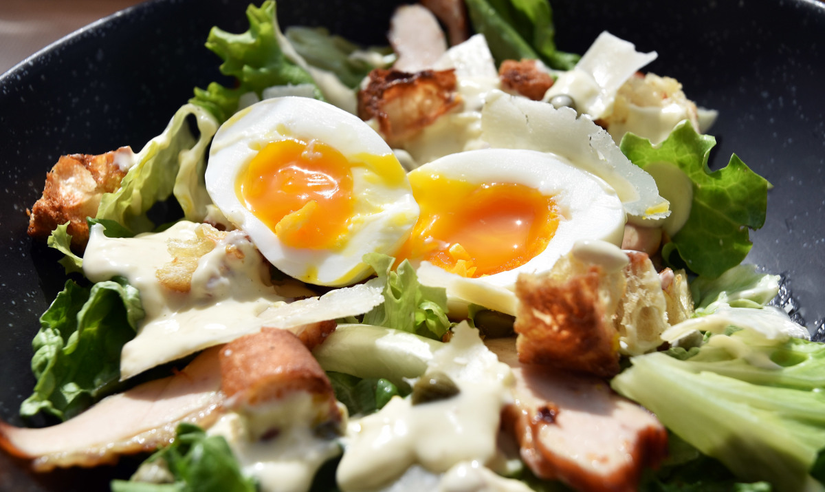 salade césar caesar oeuf