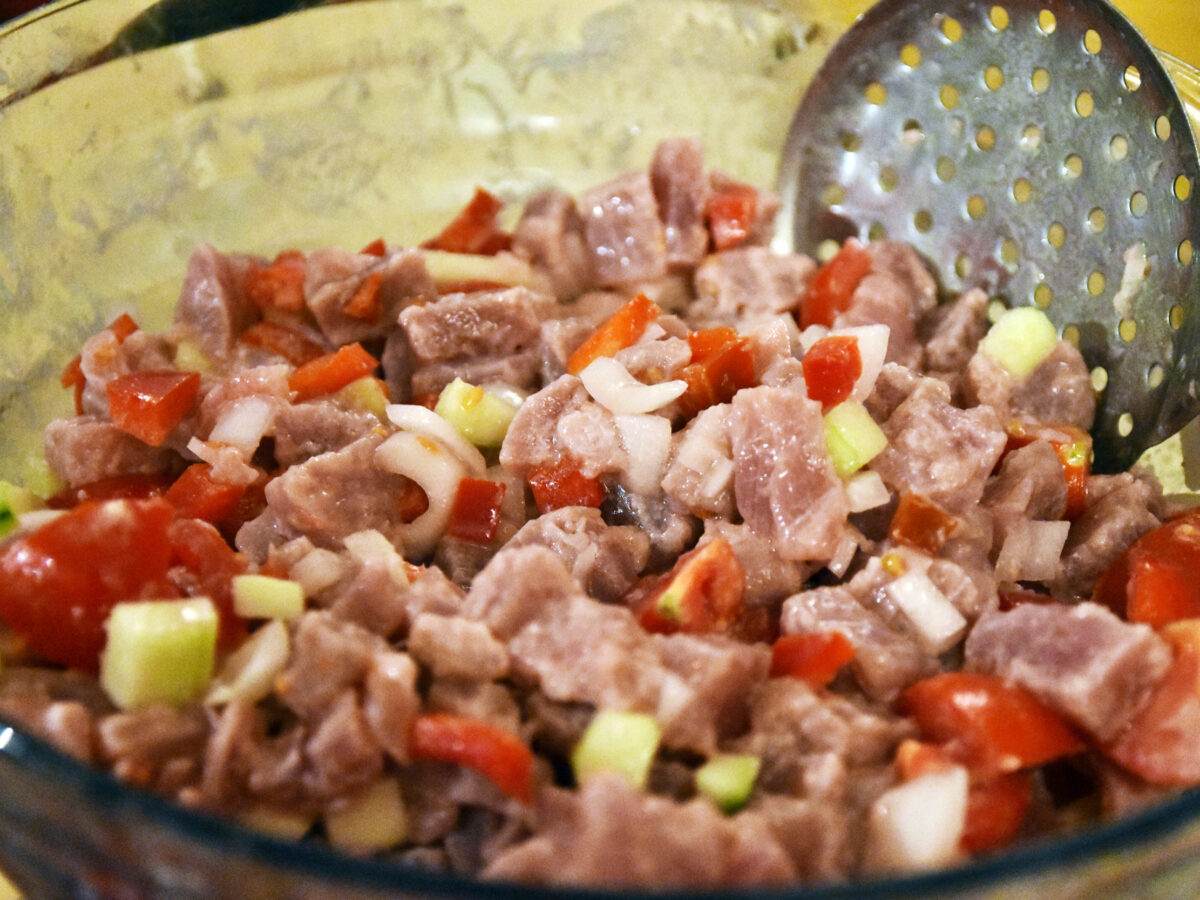 Salade tahitienne au thon, citron vert et coco