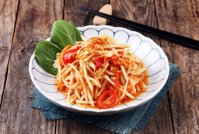 Som Tum : salade thaïlandaise de papaye verte