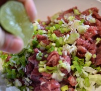 tartare boeuf thai