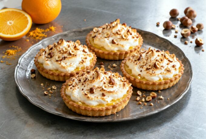 Tartelettes à l’orange et aux noisettes