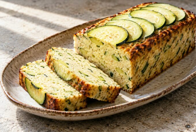 Terrine froide de courgettes à la crème