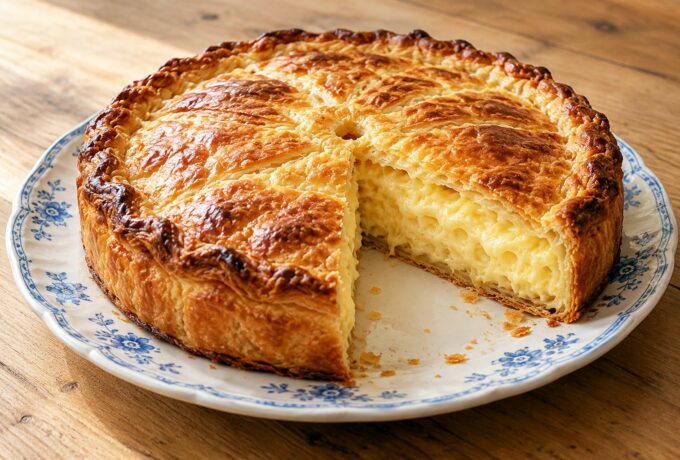 Tourte feuilletée à l’emmental